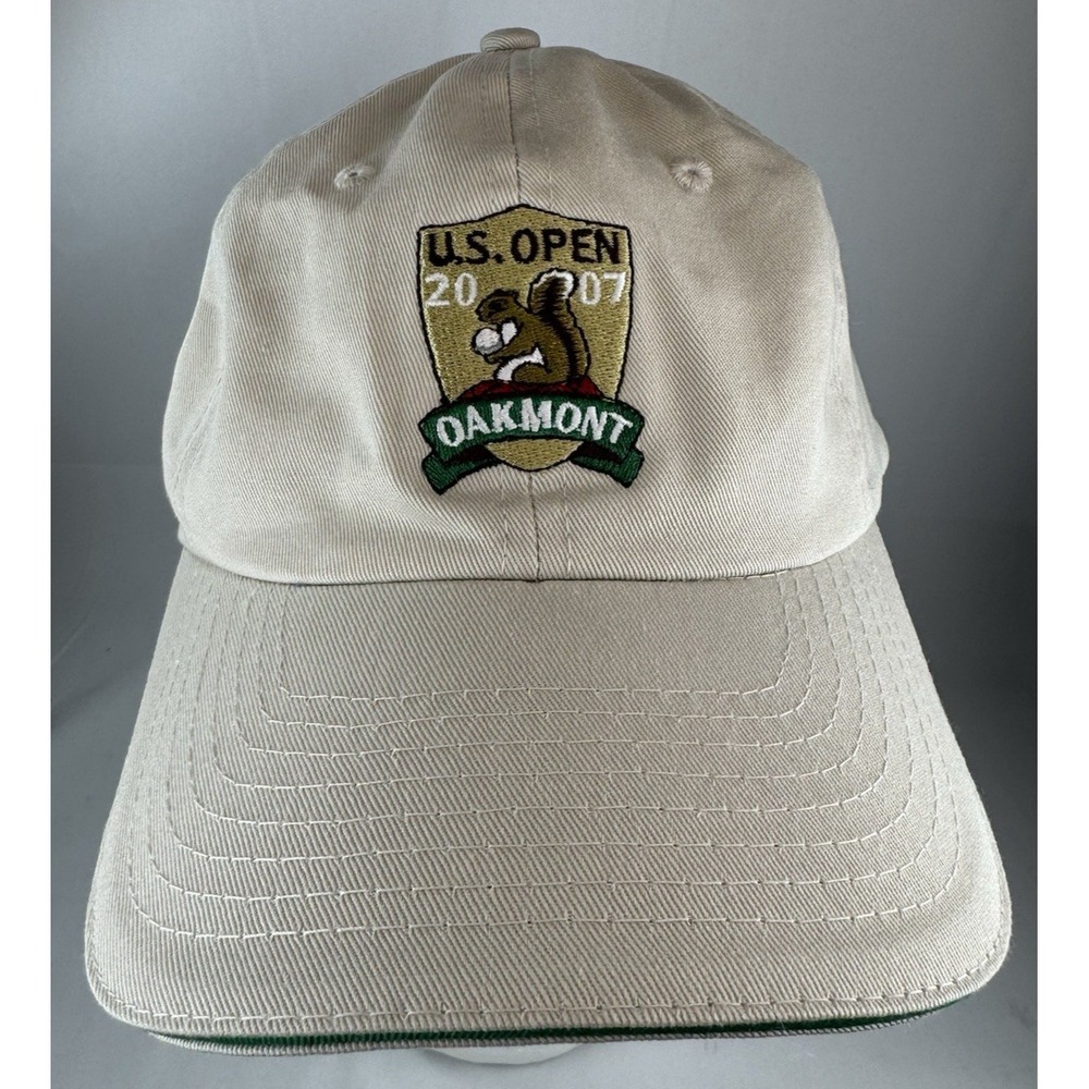 2007 Oakmont US Open PGA Tour Golf USGA Member Adjustable Hat Cap StrapBack VGC